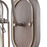 ELK Lighting Industrial Cage 1-Light Wall Sconce, Weathered Zinc