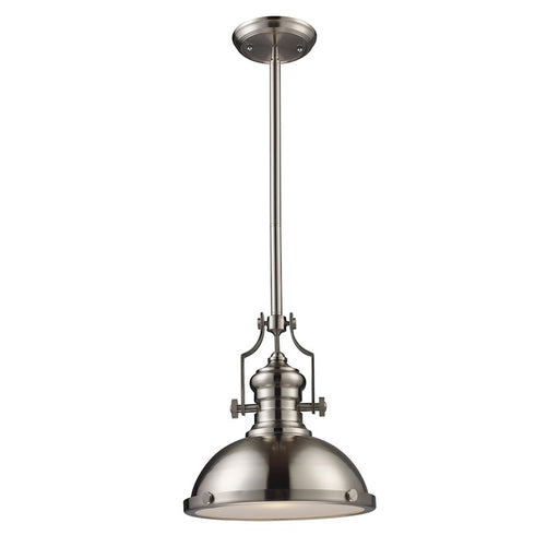 ELK Lighting Chadwick 1-Light 13" Pendant, Satin Nickel