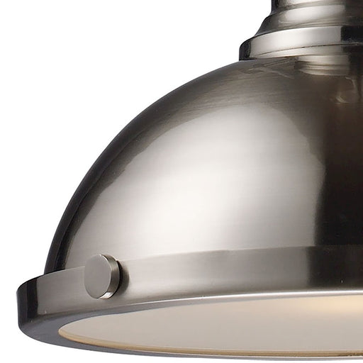 ELK Lighting Chadwick 1-Light 13" Pendant, Satin Nickel