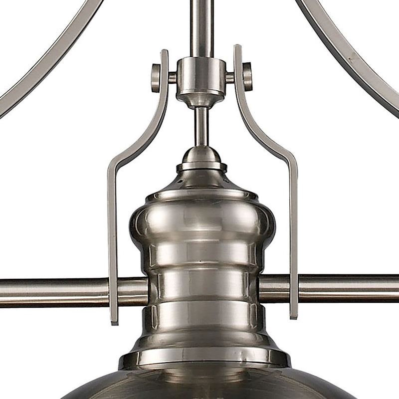 ELK Lighting Chadwick 3-Light Island, Satin Nickel