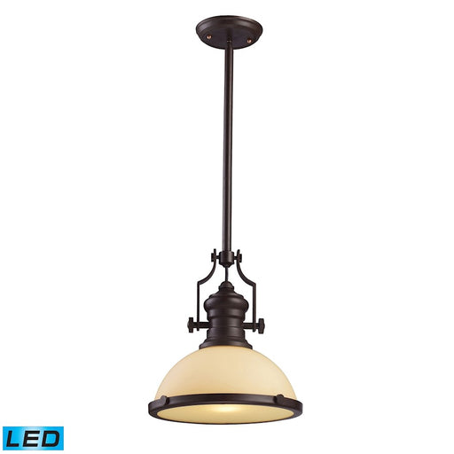 ELK Lighting Chadwick 1-Light Pendant, Tinted Frost