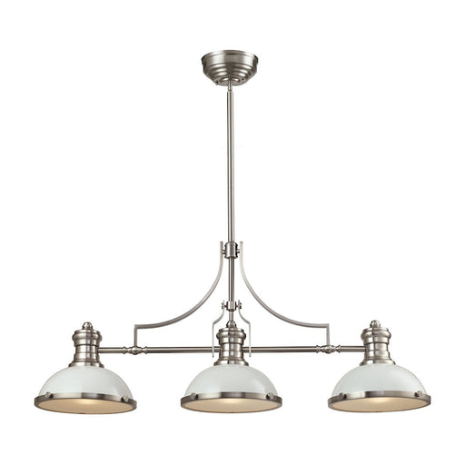 ELK Lighting Chadwick 3-Light Island Light, Satin Nickel