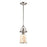 ELK Lighting Chadwick 412 1-Light Mini Pendant, Nickel/Cappa