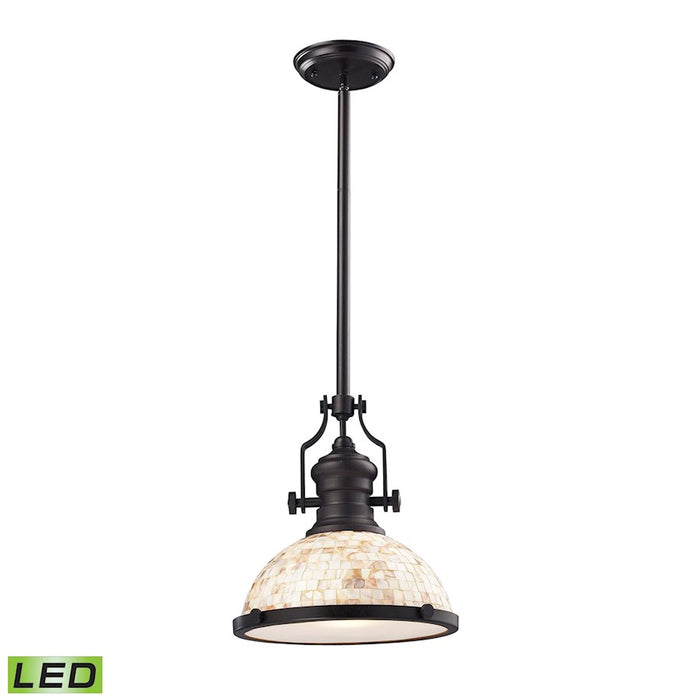 ELK Lighting Chadwick 1-Light Pendant, Tiled