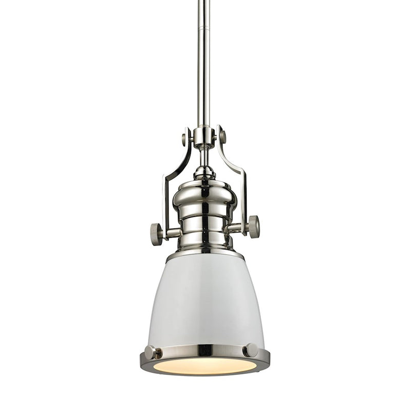 ELK Lighting Chadwick 1-Light Mini Pendant, Nickel