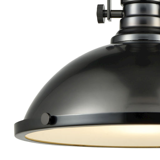 ELK Lighting Chadwick 1-Light Pendant, Black Nickel