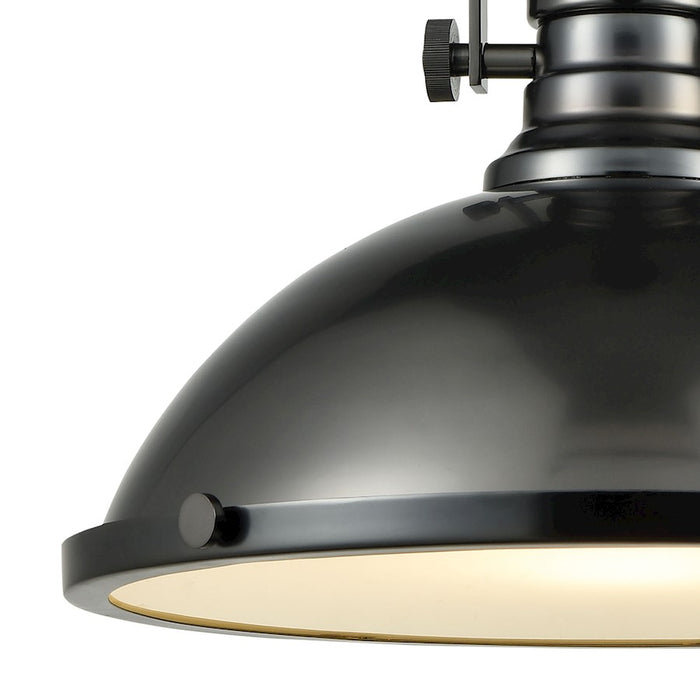 ELK Lighting Chadwick 1-Light Pendant, Black Nickel