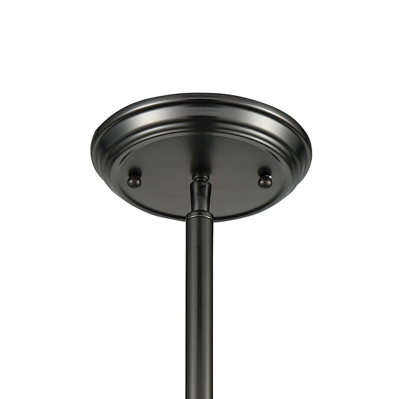 ELK Lighting Chadwick 1-Light Pendant, Black Nickel