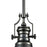 ELK Lighting Chadwick 1-Light Mini Pendant, Black Nickel