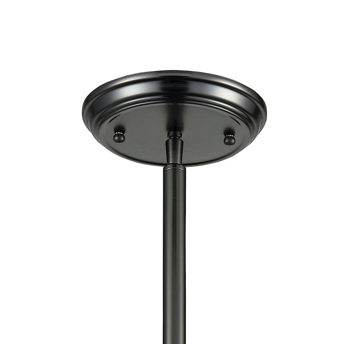 ELK Lighting Chadwick 1-Light Mini Pendant, Black Nickel