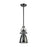 ELK Lighting Chadwick 1-Light Mini Pendant, Black Nickel