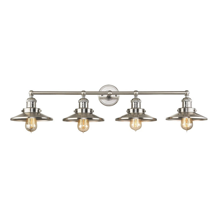 ELK Lighting English Pub 2-Light Vanity Lamp, Brass & Graphite/Metal