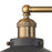 ELK Lighting English Pub 2-Light Vanity Lamp, Brass & Graphite/Metal