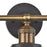 ELK Lighting English Pub 2-Light Vanity Lamp, Brass & Graphite/Metal