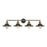 ELK Lighting English Pub 2-Light Vanity Lamp, Brass & Graphite/Metal