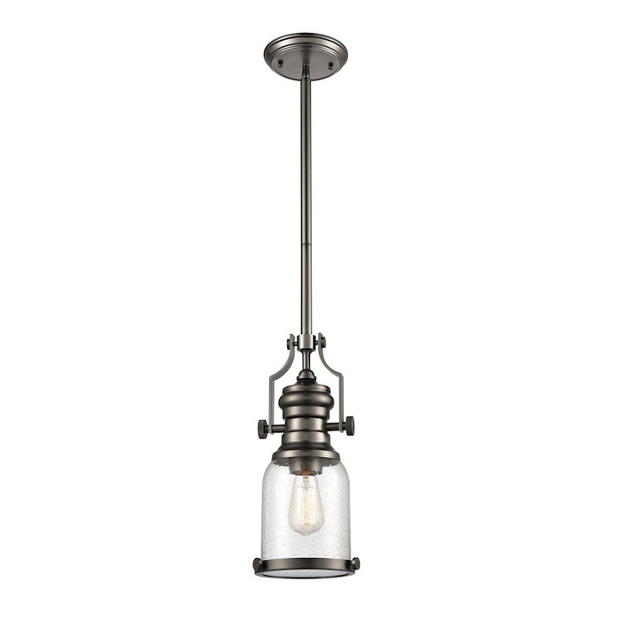 ELK Lighting Chadwick 1-Light Mini Pendant, Ribbed