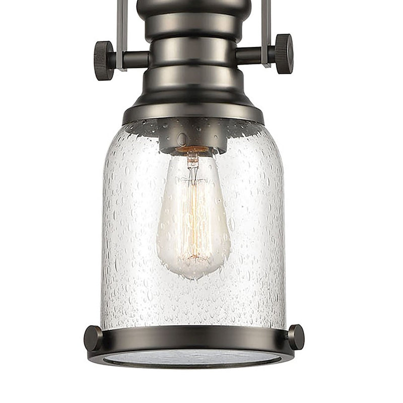 ELK Lighting Chadwick 1-Light Mini Pendant, Ribbed