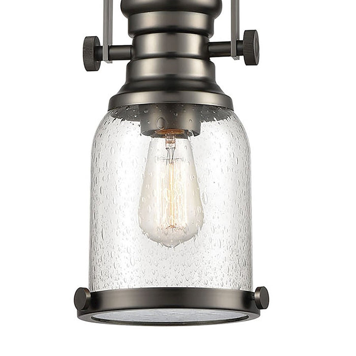 ELK Lighting Chadwick 1-Light Mini Pendant, Ribbed