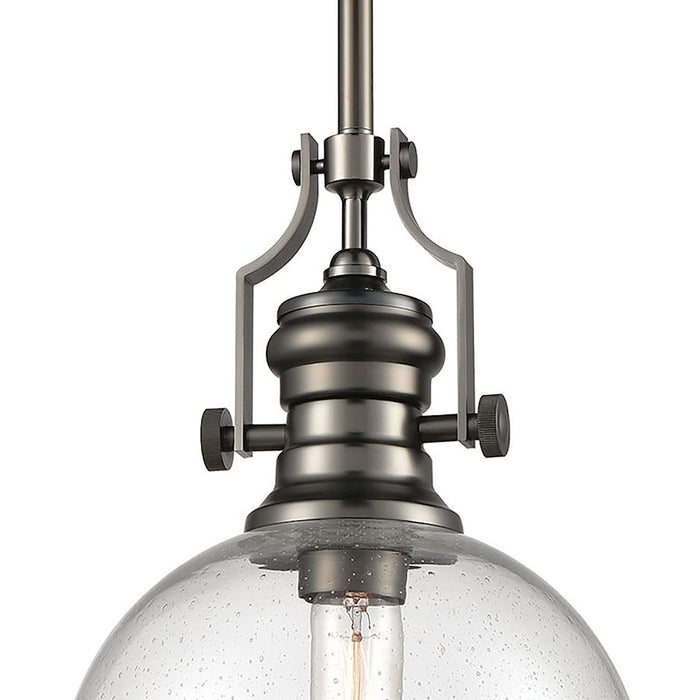 ELK Lighting Chadwick 1-Light Dome Pendant, Seeded