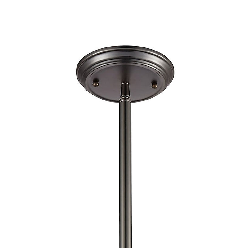 ELK Lighting Chadwick 1-Light Dome Pendant, Seeded