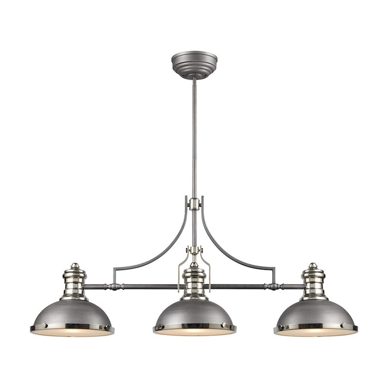 ELK Lighting Chadwick 3-Light 2 Tone Island Light