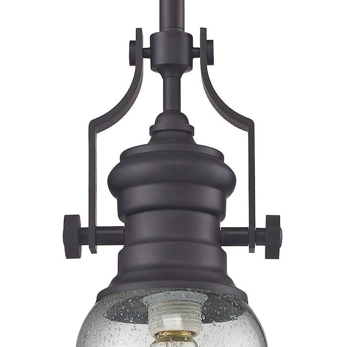 ELK Lighting Chadwick 1-Light Mini Pendant, Seeded