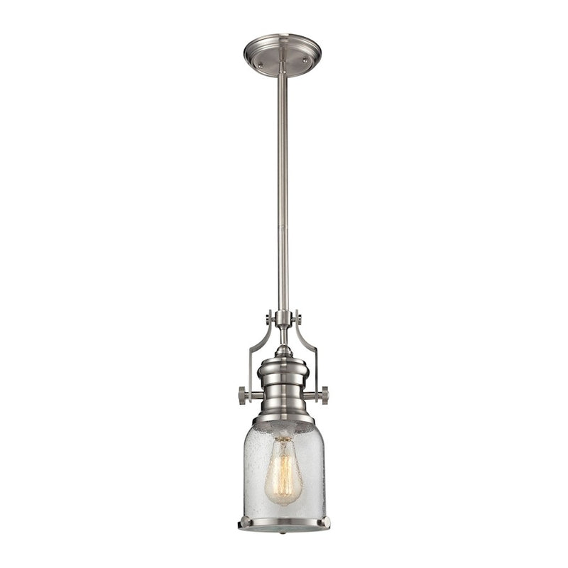 ELK Lighting Chadwick 1-Light Mini Pendant, Seeded