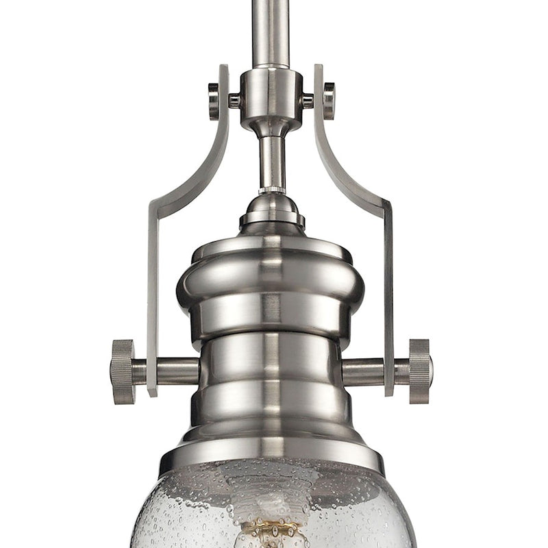 ELK Lighting Chadwick 1-Light Mini Pendant, Seeded