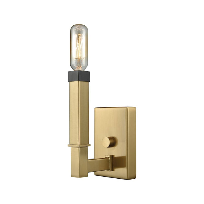 ELK Lighting Mandeville 1-Light Vanity Lamp, Bronze and Satin Brass