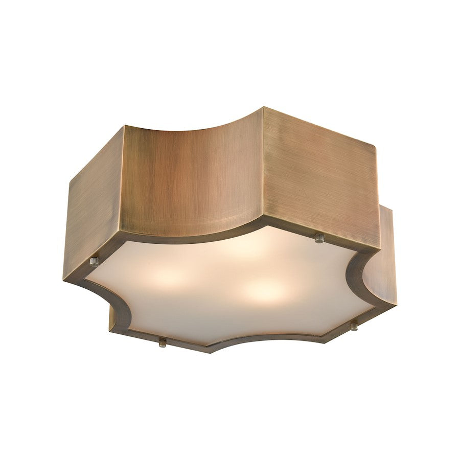 ELK Lighting Gordon Flush Mount, Frosted Glass Diffuser