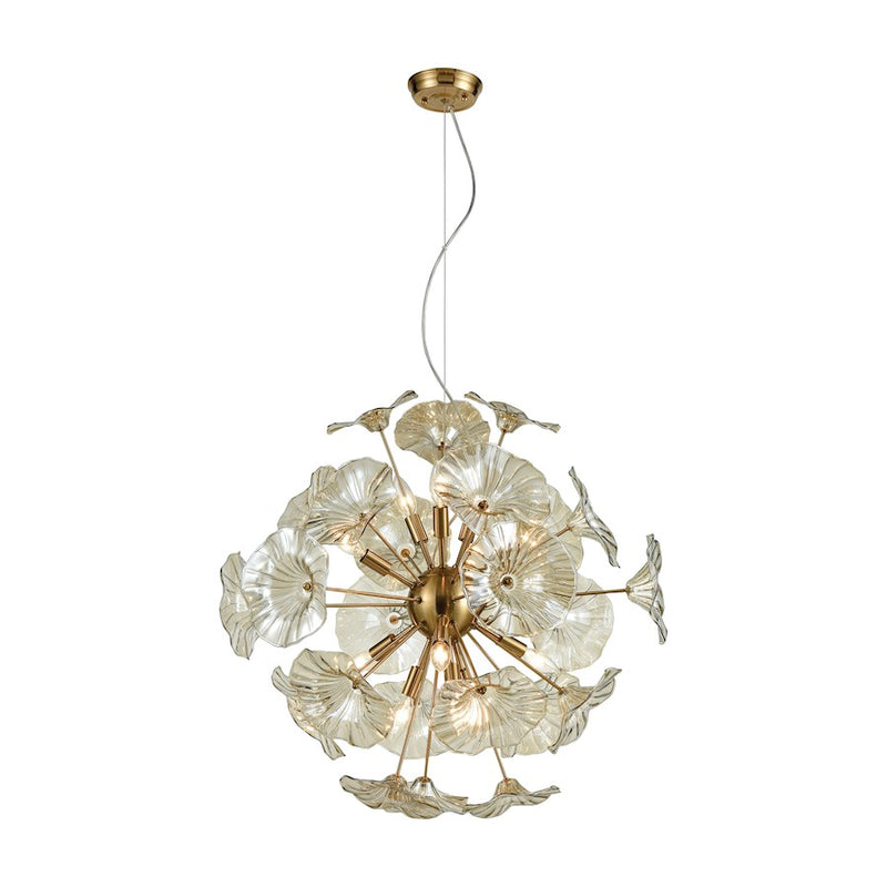 ELK Lighting Vershire 12-Light Chandelier, Clear