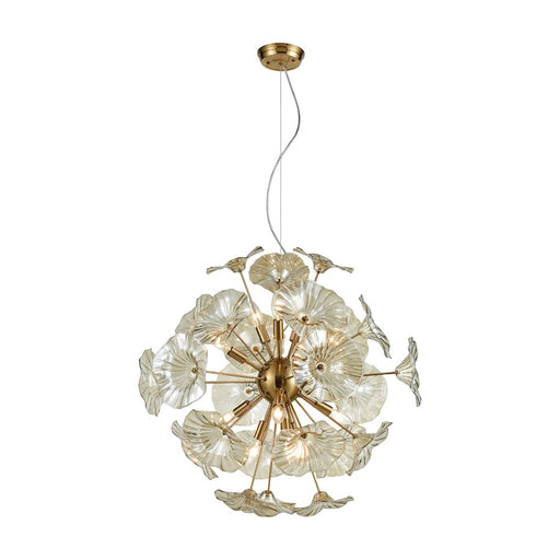 ELK Lighting Vershire 12-Light Chandelier, Clear