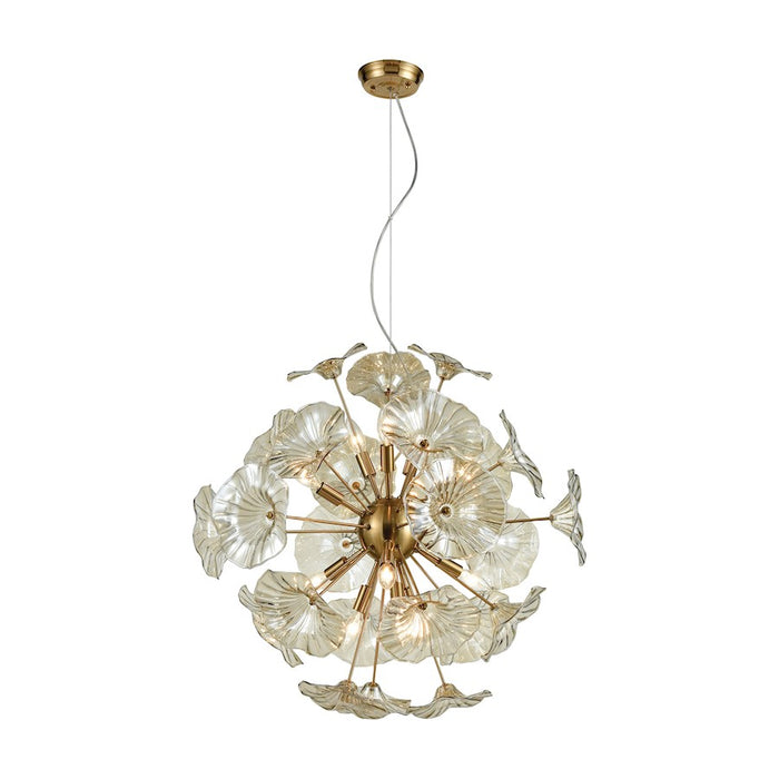 ELK Lighting Vershire 12-Light Chandelier, Clear