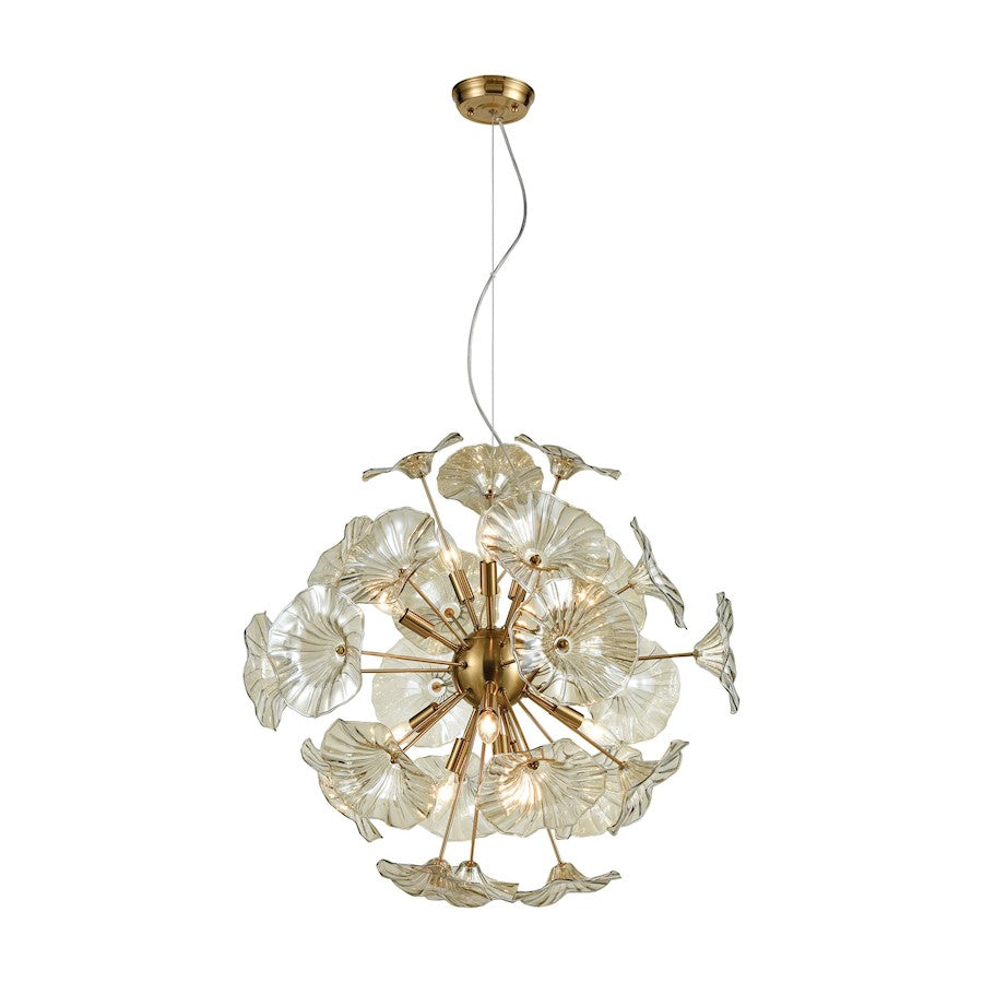ELK Lighting Vershire 12-Light Chandelier, Clear
