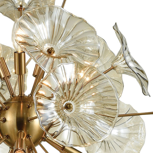 ELK Lighting Vershire 12-Light Chandelier, Clear