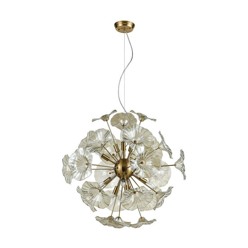 ELK Lighting Vershire 12-Light Chandelier, Clear