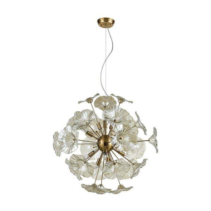 ELK Lighting Vershire 12-Light Chandelier, Clear