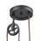 ELK Lighting Spindle Wheel 1-Light Adjustable Pendant
