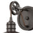 ELK Lighting Spindle Wheel 1-Light Wall Sconce, Oil Rubbed Bronze