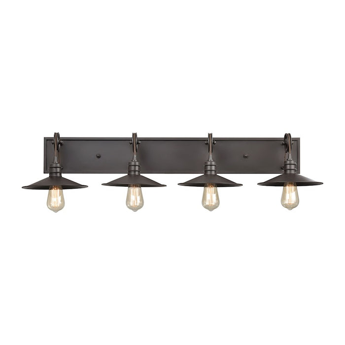 ELK Lighting Spindle Wheel Vanity Light, Oil Rubbed Bronze