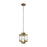 ELK Lighting Brandon 1-Light Mini Pendant, Classic Brass