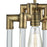 ELK Lighting Brandon 1-Light Mini Pendant, Classic Brass