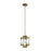 ELK Lighting Brandon 1-Light Mini Pendant, Classic Brass