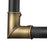 ELK Lighting Lisbon 1-Light Mini Pendant, Classic Brass and Bronze