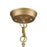 ELK Lighting Lisbon 1-Light Mini Pendant, Classic Brass and Bronze