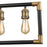 ELK Lighting Lisbon 5-Light Linear Chandelier, Classic Brass & Bronze