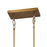 ELK Lighting Lisbon 5-Light Linear Chandelier, Classic Brass & Bronze