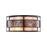 ELK Lighting Tremont 2-Light Sconce, Bronze/Brown & Tan Mica Shade