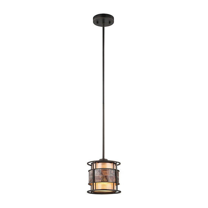 ELK Lighting Tremont 1-Light Mini Pendant, Bronze/Brown