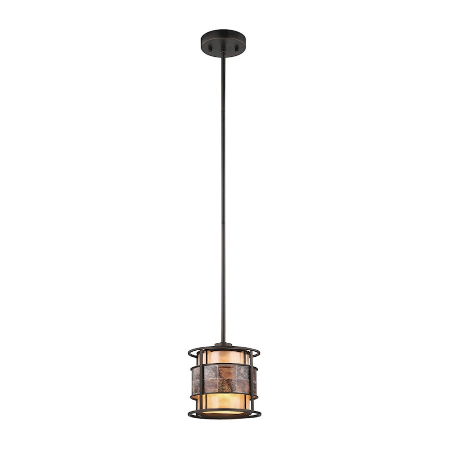 ELK Lighting Tremont 1-Light Mini Pendant, Bronze/Brown, Adapter